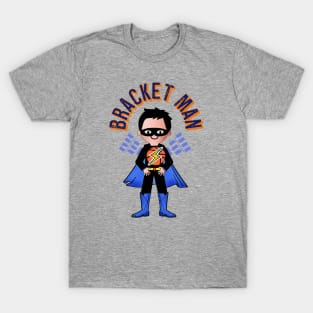 Bracket Man Basketball Superhero T-Shirt